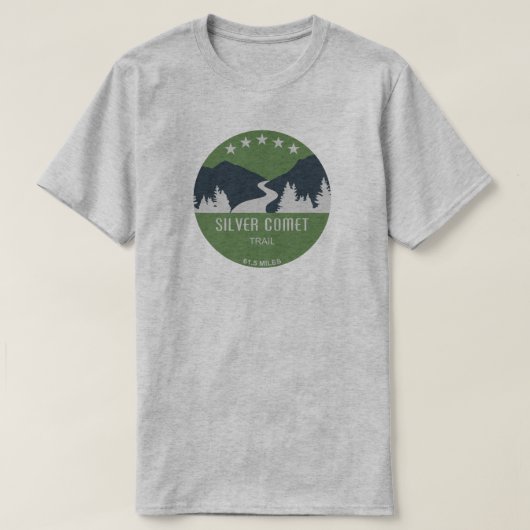 T-shirt Sentier Silver Comet Géorgie (Design devant)