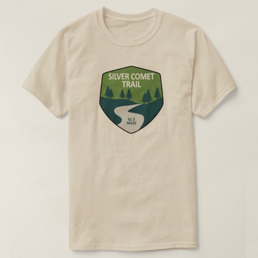 T-shirt Sentier Silver Comet Géorgie (Design devant)