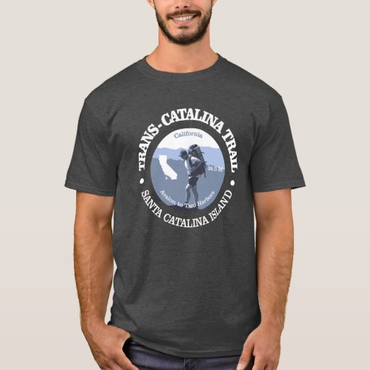 T-shirt Sentier TransCatalina Fond (Devant)