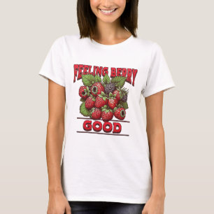 T-shirt Sentiment Berry Bon Vintage Fruit de Pierre