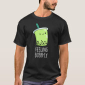 T-shirt Sentiment Bobb ly drôle Boba Tea Pun Dark BG (Devant)