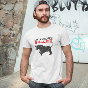 T-shirt Sentiment Bullish Bull Trading Stock Market Tradin