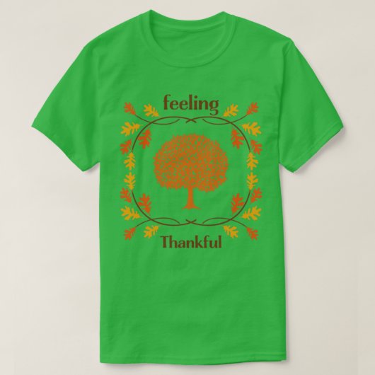 T-shirt Sentiment de gratitude (Design devant)