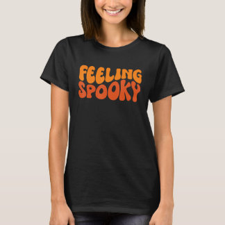 T-shirt Sentiment Éffrayant Retro Automne Design Halloween