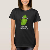 T-shirt Sentiment Gourd Amusant Sentiment Bon Dark BG (Devant)