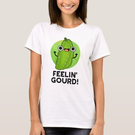 T-shirt Sentiment Gourd Amusant Sentiment Bon Pun Veggie (Devant)