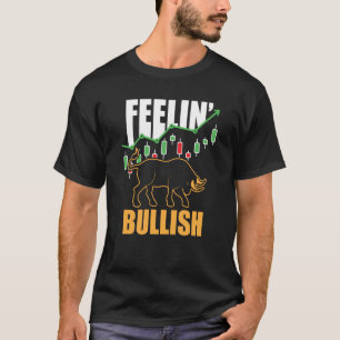T-shirt Sentiment haussier commerçant de crypto-monnaie de
