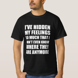 T-shirt Sentiments drôle