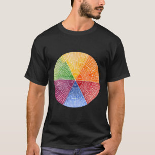 T-shirt Sentiments Graphique d'émotion de roue Thérapie Sa
