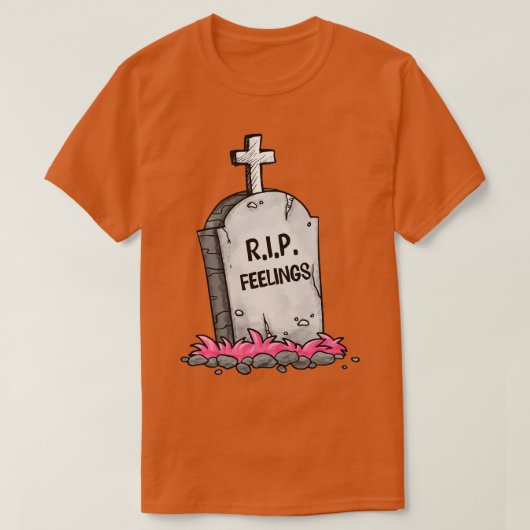 T-shirt Sentiments RIP (Design devant)