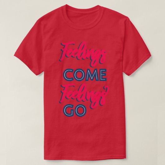 T-shirt Sentiments Venez Sentiments Aller II (Design devant)