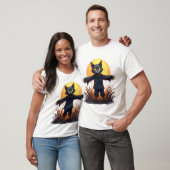 T-shirt Sentinelle Chat Épouvantail (Unisexe)