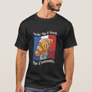 T-shirt Sentir Les Croissants Amoureux De Croissant Pâtiss