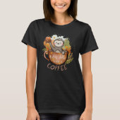 T-shirt Sentir Slotheure Besoin D'Un Café Fall Sloth Café (Devant)