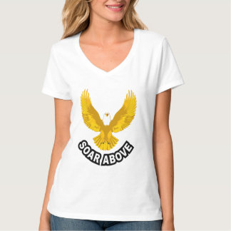 T-shirt S'envole Au-Dessus De Tout Art De L'aigle Majestue