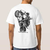 T-shirt s'envole le wheelie, la construction 1wheelfelons (Dos)