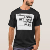 T-shirt Seoul, New York, Tokyo, and Paris Essential T-Shir (Devant)