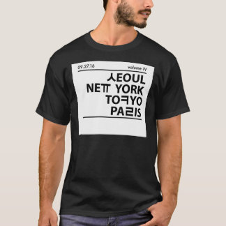 T-shirt Seoul, New York, Tokyo, and Paris Essential T-Shir