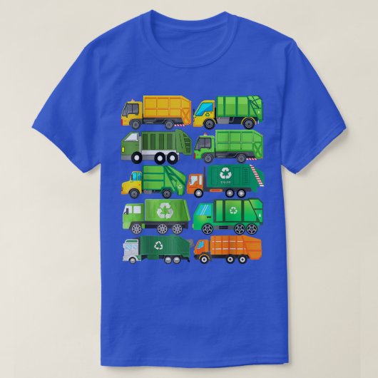 T-shirt Séparation de Garbage Truck Recycling Day Trash Wa (Design devant)