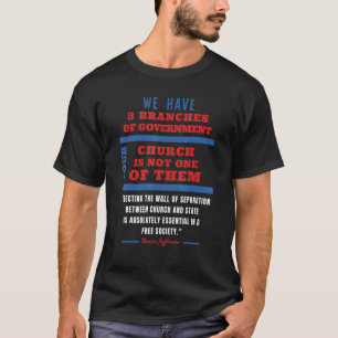 T-shirt Séparation De L'Église Et De L'État Défendre Notre