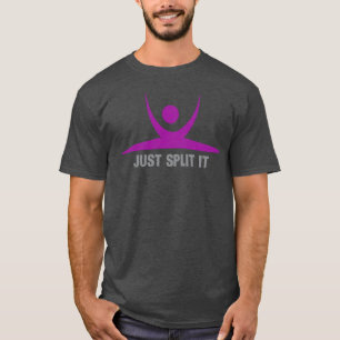 T-shirt Séparer Juste Il Abstrait Hanuman Asana Style Stre