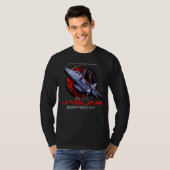 T-shirt Sepecat Jaguar Français chasseur-jet (Devant entier)