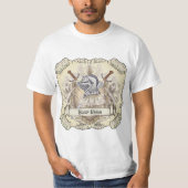 T-shirt Sepia knight Shield (Devant)
