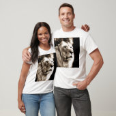 T-shirt Sepia Lion (Unisexe)
