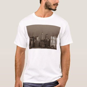 T-shirt Sepia New York