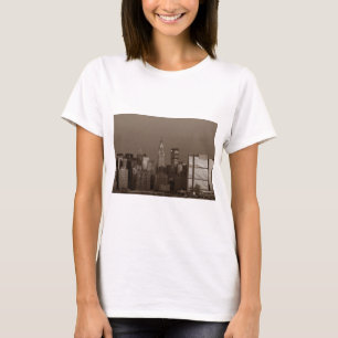 T-shirt Sepia New York