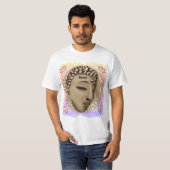 T-shirt Sepia Peace Buddha (Devant entier)