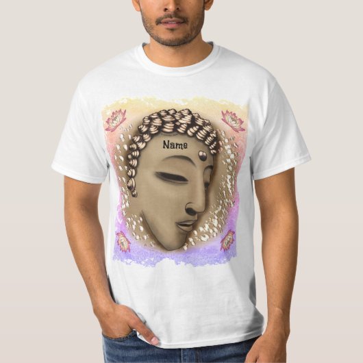 T-shirt Sepia Peace Buddha (Devant)