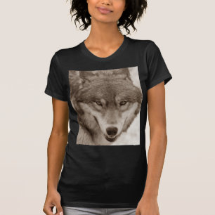 T-shirt Sepia Wolf