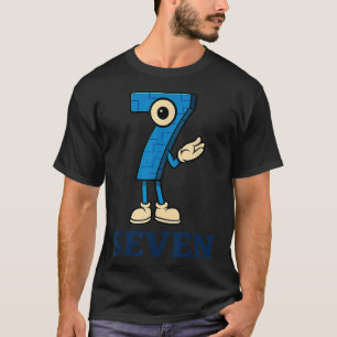 T-shirt Sept Brainrot 67 Six Seven 6 7 Mème Personnalisé