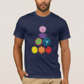 T-shirt sept chakras (Devant)