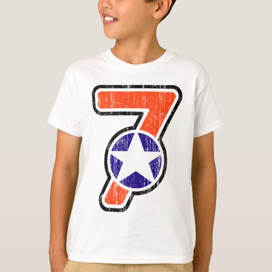 T-shirt SEPT ÉTOILES B (vintage) (Devant)