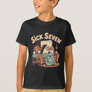 T-shirt Sept Malade 67 Halloween Six Sept Costume Amusant 