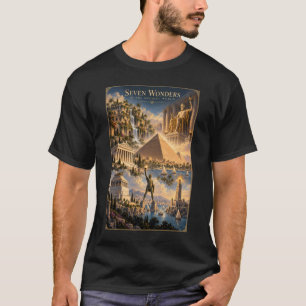 T-shirt Sept Merveilles du Monde Historique de l'Art