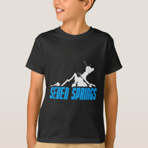 T-shirt Sept Sources Ski Snowboard France Resort Di