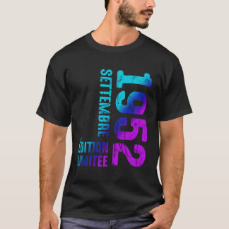 T-shirt Septembre 1952 Année 1952 Vintage 1952 Depuis 1952