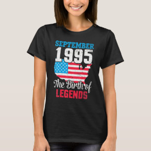 T-shirt Septembre 1995 La Naissance Des Légendes 27 Ans He