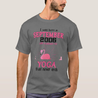 T-shirt Septembre 2006 Avec Une Passion Pour Le Yoga Qui N
