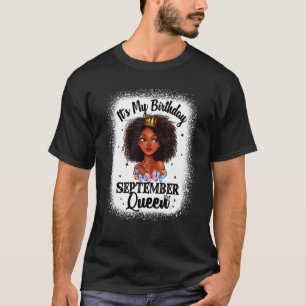 T-shirt Septembre Anniversaire pour femmes Virgo Girl