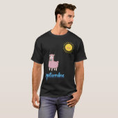 T-shirt Septembre avec lama (Devant entier)