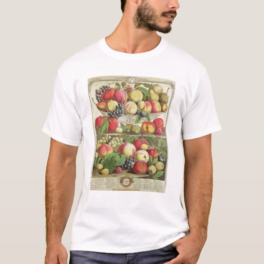 T-shirt Septembre, de 'douze mois de fruits (Devant)