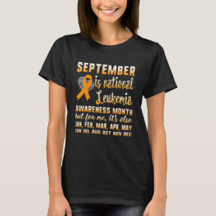 T-shirt Septembre Est La Guerre Du Mois National De Sensib