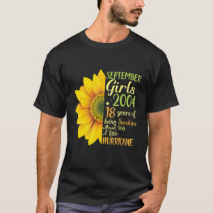 T-shirt Septembre Filles 2004 18 Ans Être ensoleillé Mixte