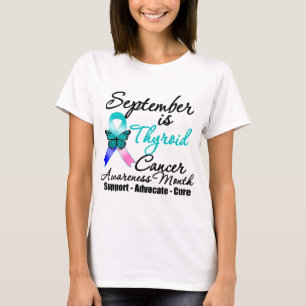 T-shirt Septembre Mois de sensibilisation au cancer du thy