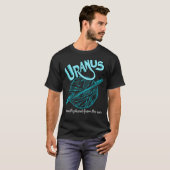 T-shirt septième planète du soleil, uranus (Devant entier)