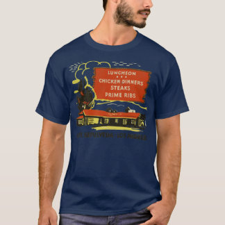T-shirt Sepulveda Dîners De Poulet Retro Vers Le Milieu Du